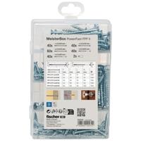 Fischer 562929 Meisterbox PowerFast II SK TG / VG TX Spaanplaatschroeven assortiment Staal Galvanisch verzinkt 1 set(s) - thumbnail