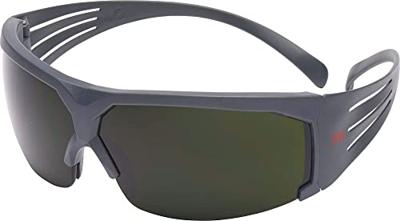3M lasbril | en 166 | polycarbonaat | beugel grijs, ring groen ir 5,0 | 1 stuk - 7100112715 7100112715