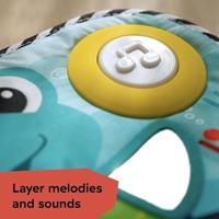 BABY EINSTEIN Ocean Explorers Neptune's Kick & Explore muzikale speelmat, wiegspeeltje, vanaf de geboorte - thumbnail