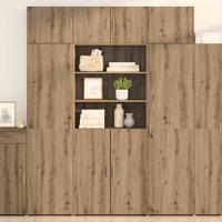 Opbergkast Artisan Eiken 80 x 42,5 x 225 cm Bewerkt hout - thumbnail