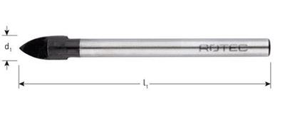 Rotec Glasboren 8,0x70 mm - 2290800 Rotec Glasboren 8,0x70 mm - 2290800