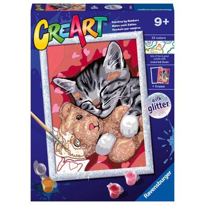 Ravensburger CreArt Schilderen op nummer vreedzaam katjes