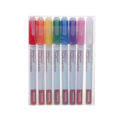 Krijtstift Europel watervast 1-3mm assorti etui 8 stuks Krijtstift Europel watervast 1-3mm assorti etui 8 stuks