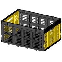 STANLEY SXWTD-FT505 Vouwkrat SXWTD-FT505 (l x b x h) 568 x 410 x 272 mm Zwart, Geel 1 stuk(s) - thumbnail