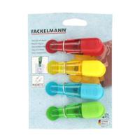 Fackelmann tecno magneet sluitclip assorti 4 stuks - thumbnail