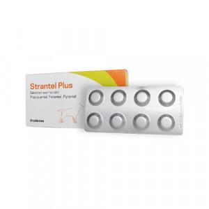 Strantel Plus ontwormingstablet voor de hond 8 tabletten Strantel Plus ontwormingstablet voor de hond 8 tabletten