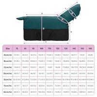 VidaXL Paardendeken donkergroen en zwart 125 cm polyester - thumbnail