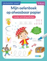Mijn oefenboek op afwasbaar papier Leuke schrijfspelletjes 5-6 j. - thumbnail