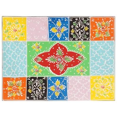 Nachtkastje Multikleur 40 x 30 x 40 cm Massief mangohout