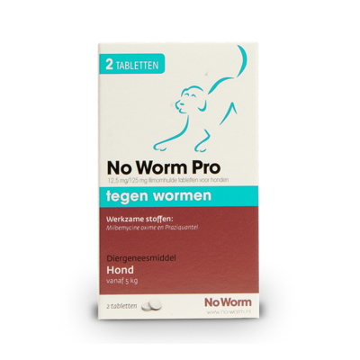 No Worm Pro Hond Vanaf 5 Kg (2st)