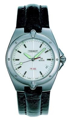 Horlogeband Tissot T28142131A / T600013574 Leder Zwart Horlogeband Tissot T28142131A / T600013574 Leder Zwart