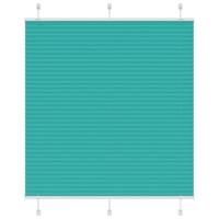 Pliss rolgordijn 120x100cm stofbreedte 119,4cm petrol groen - thumbnail