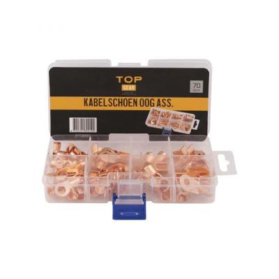 Topgear kabelschoen oog ass. 70-delig