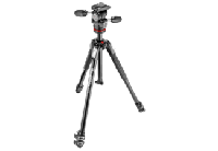 Manfrotto MK190X3-3W1 aluminium statiefkit - thumbnail
