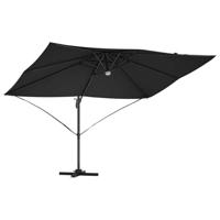 VidaXL Parasol zwart 351 x 250 x 253 cm polyester en aluminium - thumbnail
