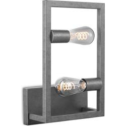 Home sweet home preto wandlamp 2L zwart