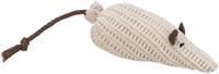TRIXIE KATTENSPEELGOED MUIS STOF MET CATNIP 12 CM 4 ST - thumbnail