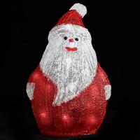 VidaXL Kerstfiguur kerstman led binnen en buiten 28 cm acryl - thumbnail