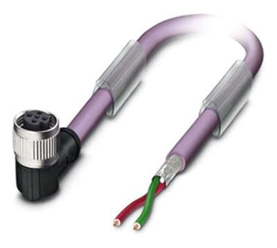 PHOENIX CONTACT SAC-2P-FRB/2.0-910 SCO bussysteemkabel, 2 m kabellengte, 2 polig, 12 MBit/s, violet