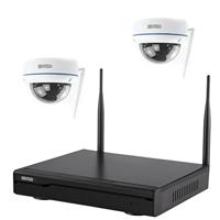 INKOVIDEO INKO-22M2D WLAN complete set voor videobewaking 4-kanaals netwerkrecorder en 2x Dome 3MP bewakingscamera - thumbnail