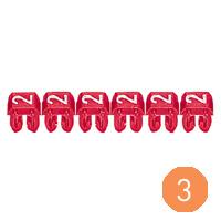 Legrand Legrand 038213 Markeerclip Opdruk 3 Buitendiameter 2 tot 3.20 mm 038213 Legrand Legrand 038213 Markeerclip Opdruk 3 Buitendiameter 2 tot 3.20 mm 038213