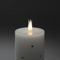Konstsmide 1838-100 LED-kaars met echte was Warm-wit Warmwit (Ø x h) 75 mm x 143 mm Timer, Schakelaar - thumbnail