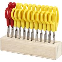 Creativ Company Kinderscharen met scharenblok, 12st. - thumbnail