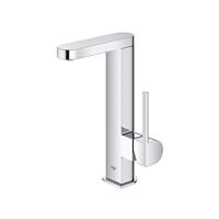 GROHE Plus waterbesparende wastafelkraan L-size met gladde body met push open waste met uittrekbare uitloop chroom 23844003 - thumbnail