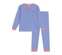 Pyjama van gestreept katoen voor kinderen PETIT BATEAU blauw - thumbnail