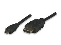Techly 3.0m HDMI 1.4a/Micro HDMI D HDMI kabel 3 m HDMI Type A (Standaard) HDMI Type D (Micro) Zwart - thumbnail