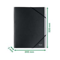 Sorteermap leitz recycle 6-tabs zwart | 6 stuks - thumbnail