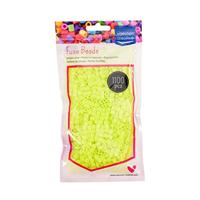 Vaessen Creative • strijkkralen neon geel 1100st. - thumbnail