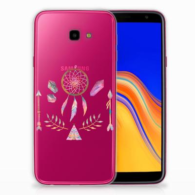 Samsung Galaxy J4 Plus (2018) Telefoonhoesje met Naam Boho Dreamcatcher Samsung Galaxy J4 Plus (2018) Telefoonhoesje met Naam Boho Dreamcatcher