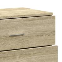 Dressoirs 3 st bewerkt hout sonoma eiken - thumbnail