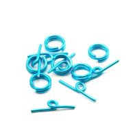 Vaessen Creative • alu deco toggle clasp 6pcs turquoise - thumbnail