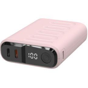 RealPower REALPOWER PB-10000 C Powerbank 10.000 mAh USB PD Roze