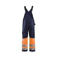 Blåkläder High-Vis bretelbroek 26621800 | Marineblauw/Oranje | Maat 48 - 7330509727454 - thumbnail
