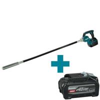 Makita VR004GM101 Accu Betontrilnaald + 38x1200mm Trilnaald XGT 40V Max 4.0Ah - thumbnail