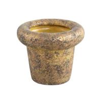 PTMD bloempot relandi xs goudkleurig 17 cm | 8 stuks - thumbnail