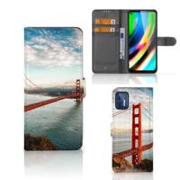 Motorola Moto G9 Plus | Flip Cover | Golden Gate Bridge - thumbnail