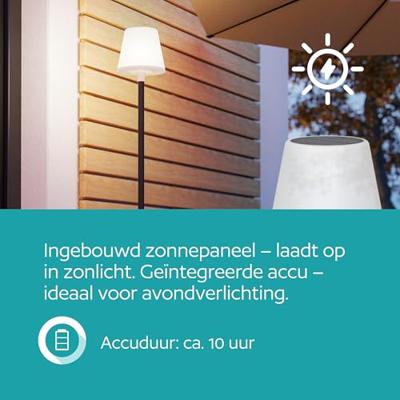 Eglo Design terraslampMontapalma zwart met wit - 75891