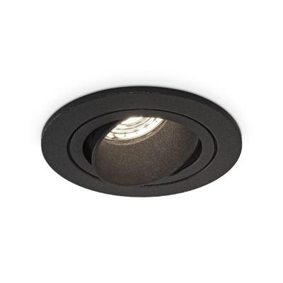 Philadelphia LED inbouwspot - Dimbaar - Incl. GU10 - 2700K - 4 Watt - Zwart - Kantelbaar - IP20 voor binnen - Rond Philadelphia LED inbouwspot - Dimbaar - Incl. GU10 - 2700K - 4 Watt - Zwart - Kantelbaar - IP20 voor binnen - Rond