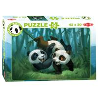 Tactic legpuzzel Panda Stars Playtime junior 56 stukjes - thumbnail