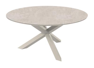 Rotonda tuintafel 120 cm rond latte light