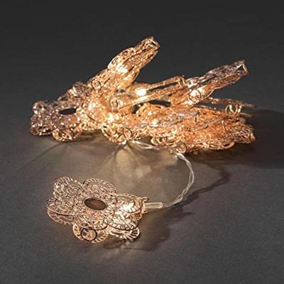 Konstsmide 3144-603 Motief lichtketting Bloesem Binnen werkt op batterijen Warmwit Verlichte lengte: 0.9 m