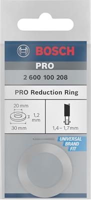 Bosch Accessoires Reduceerring voor cirkelzaagbladen 30 x 20 x 1,2 mm 1st - 2600100208 Bosch Accessoires Reduceerring voor cirkelzaagbladen 30 x 20 x 1,2 mm 1st - 2600100208