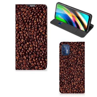 Motorola Moto G9 Plus | Flip Style Cover | Koffiebonen Motorola Moto G9 Plus | Flip Style Cover | Koffiebonen