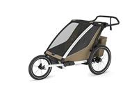 THULE fiets-kinderkar "chariot cross 2 double". bicycle trailer chariot cross 2 faded kha - thumbnail