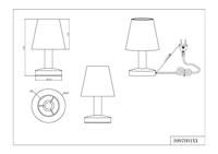 Trio SchemerlampjeMats ll chroom - 599700101 - thumbnail