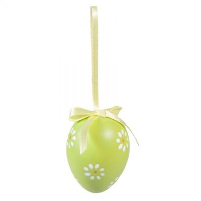 Ornament Ei Groen en Geel